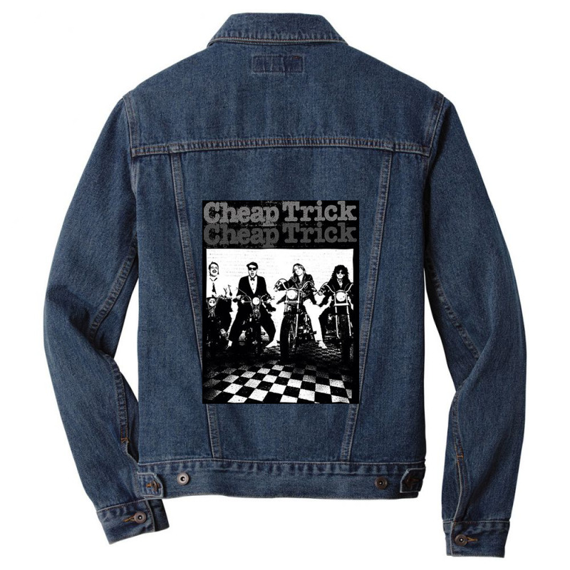 Cheap Trick, Cheap Trick Bikes Men Denim Jacket | Artistshot