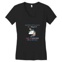 Assistant Principals Are Magical Like A Unicorn Only Better Women's V-neck T-shirt | Artistshot