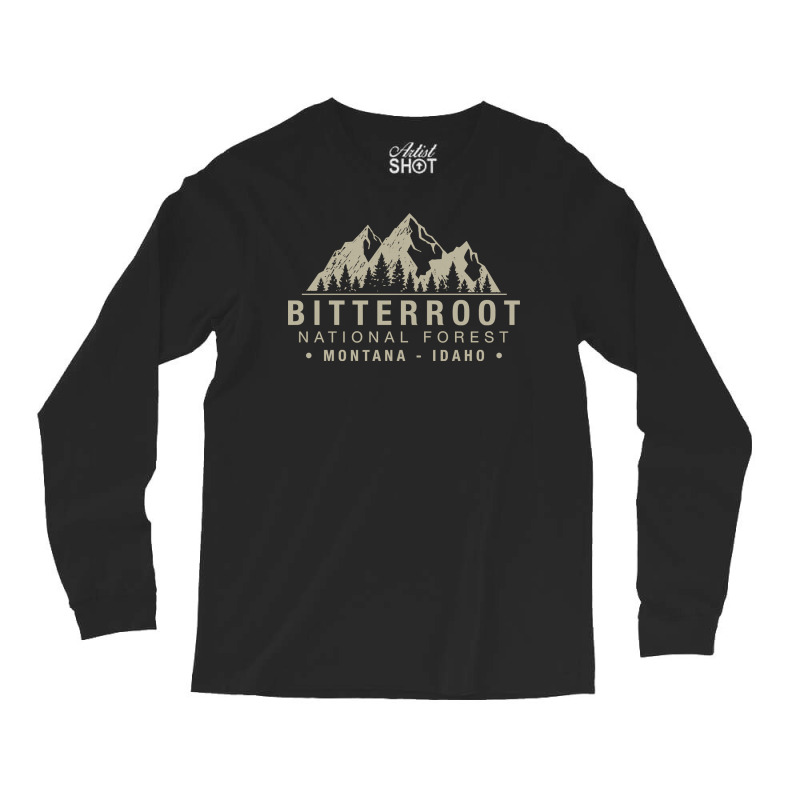 Bitterroot National Forest Montana Idaho Pullover Long Sleeve Shirts by badieu97 | Artistshot