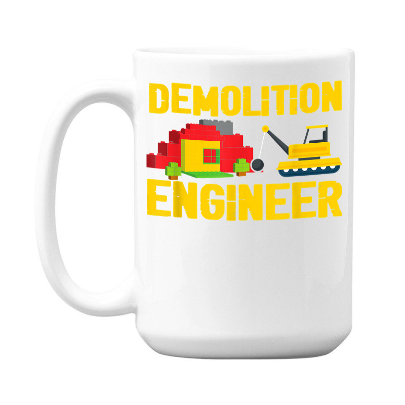 Demolition Engineer Master Builder Building Blocks Bricks For Fans 15 Oz Coffee Mug | Artistshot