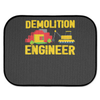 Demolition Engineer Master Builder Building Blocks Bricks For Fans Rear Car Mat | Artistshot