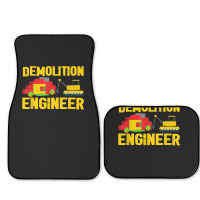 Demolition Engineer Master Builder Building Blocks Bricks For Fans Full Set Car Mats | Artistshot