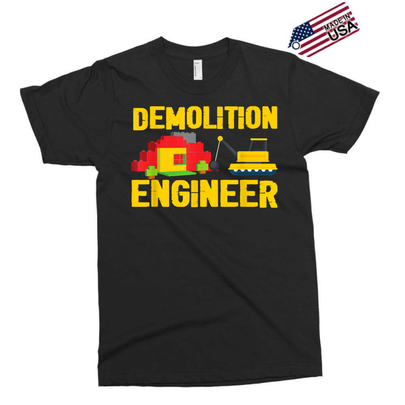 Demolition Engineer Master Builder Building Blocks Bricks For Fans Exclusive T-shirt | Artistshot