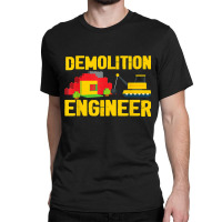 Demolition Engineer Master Builder Building Blocks Bricks For Fans Classic T-shirt | Artistshot