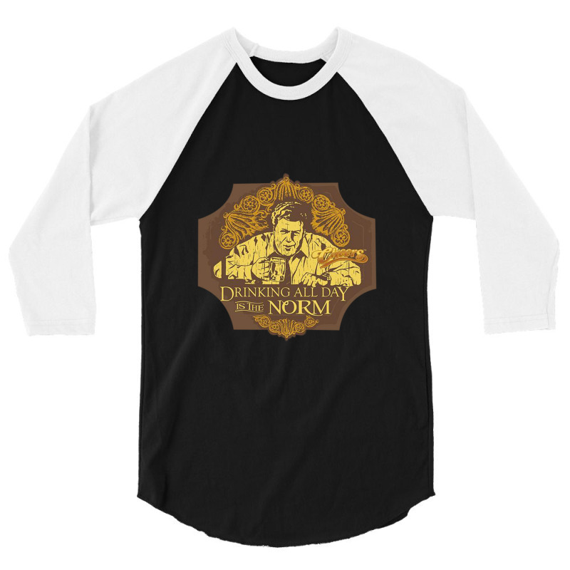 Cheers, The Norm,cheers Classic Tv Tv Show Bar 3/4 Sleeve Shirt | Artistshot