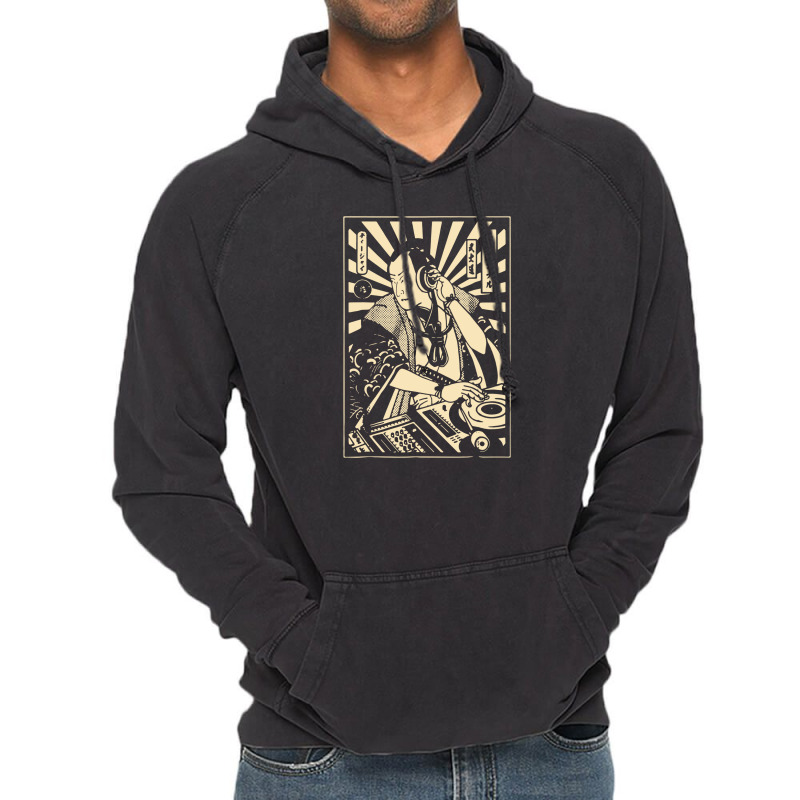 Japanese Dj Samurai Warrior Bushido Code Swordsmen Anime Manga Vintage Hoodie by cm-arts | Artistshot