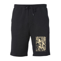 Japanese Dj Samurai Warrior Bushido Code Swordsmen Anime Manga Fleece Short | Artistshot