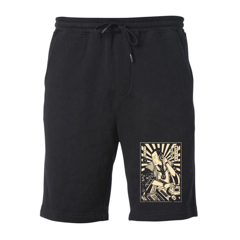 Japanese Dj Samurai Warrior Bushido Code Swordsmen Anime Manga Fleece Short by cm-arts | Artistshot