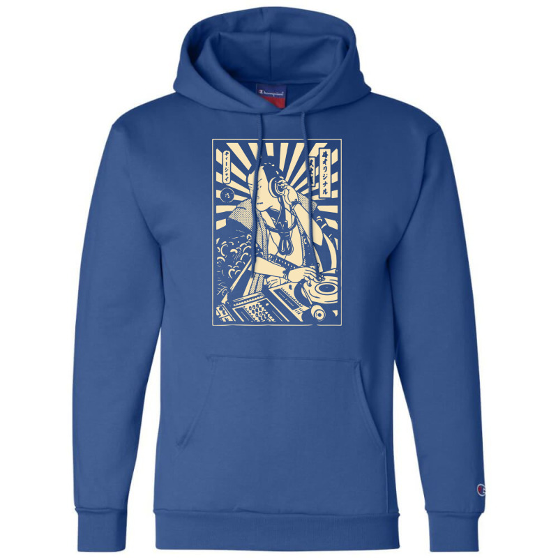 Japanese Dj Samurai Warrior Bushido Code Swordsmen Anime Manga Champion Hoodie by cm-arts | Artistshot