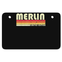 Merlin Gift Name Personalized Funny Retro Vintage Birthday Atv License Plate | Artistshot