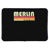 Merlin Gift Name Personalized Funny Retro Vintage Birthday Rectangle Patch | Artistshot