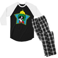 Marvin The Martian Men's 3/4 Sleeve Pajama Set | Artistshot