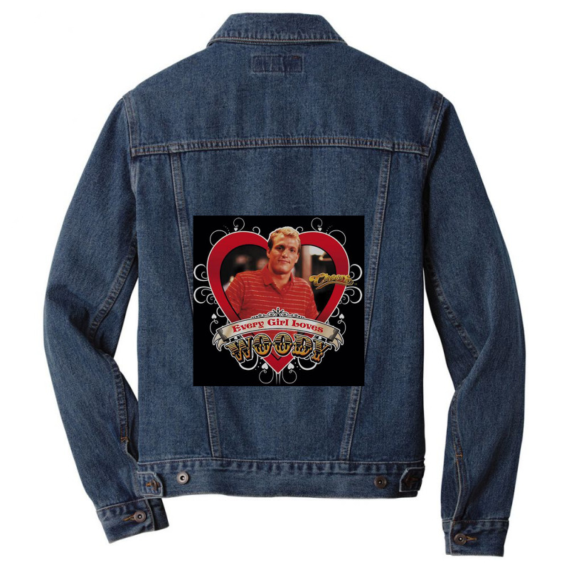 Cheers, Woody,cheers Classic Tv Tv Show Bar, Men Denim Jacket | Artistshot