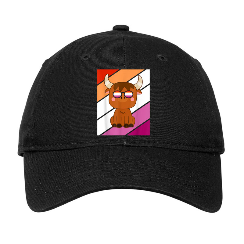 Yak With Pride Lesbian  Lgbtq Proud Ally Pride Support Adjustable Cap by Artist-Shannon | Artistshot