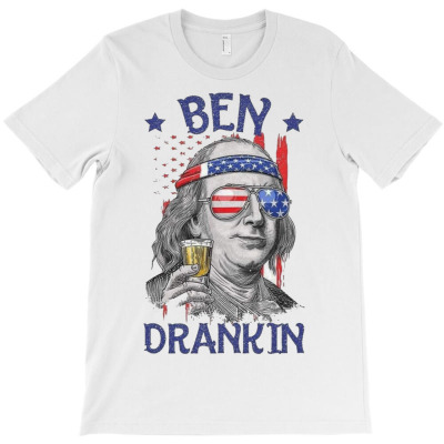 American Patriotic Ben T-shirt Designed By Nilton João Cruz
