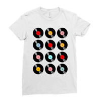 Music Vinyl Tape Cassette Ladies Fitted T-shirt | Artistshot