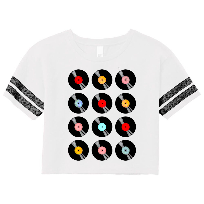 Music Vinyl Tape Cassette Scorecard Crop Tee by zig street | Artistshot