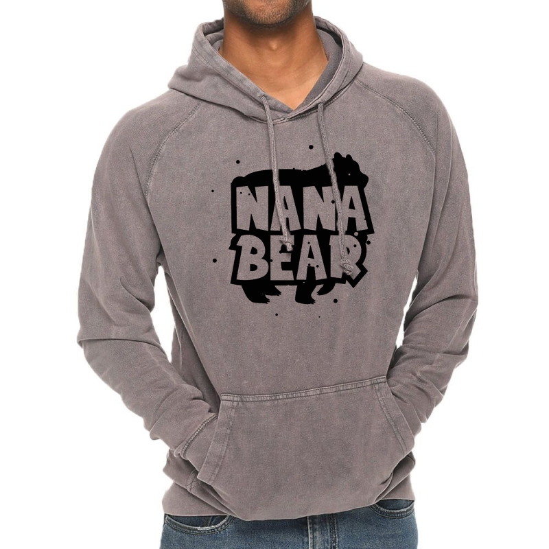 Nana Bear Vintage Hoodie by haydar | Artistshot