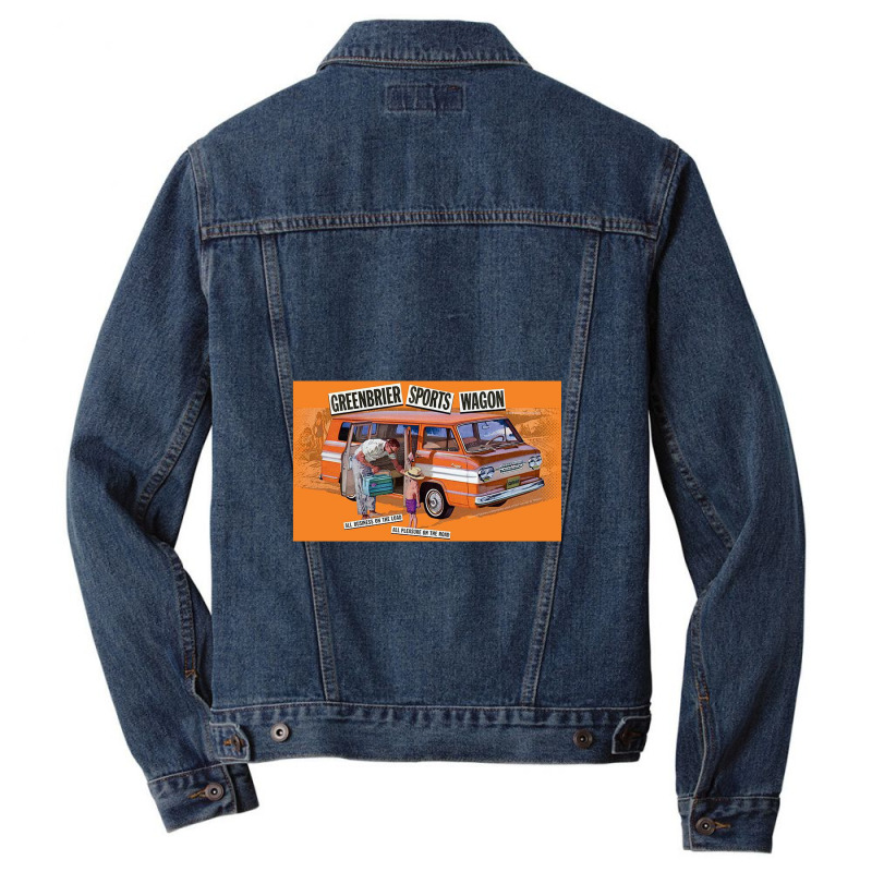 Greenbrier Corvair Sport Wagon Men Denim Jacket | Artistshot