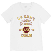 Us Army Combat Engineer Combat Engineer Veteran Gift T Shirt V-neck Tee | Artistshot