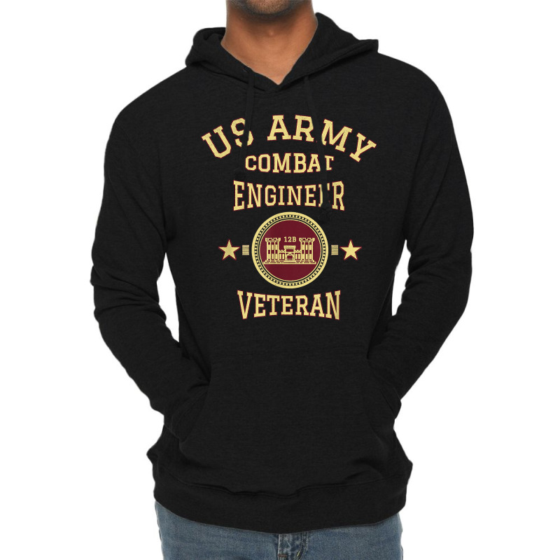 Us Army Combat Engineer Combat Engineer Veteran Gift T Shirt Lightweight Hoodie by nurselrveigelcci | Artistshot