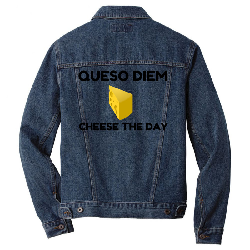 Queso Diem Men Denim Jacket by Perfect Designers | Artistshot