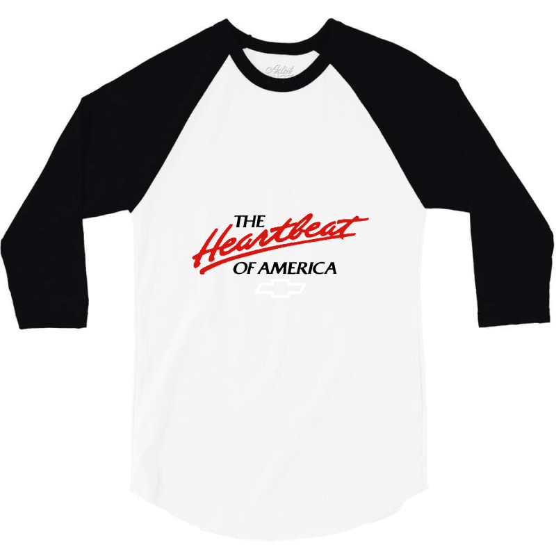 Heartbeat Of America, 3/4 Sleeve Shirt | Artistshot