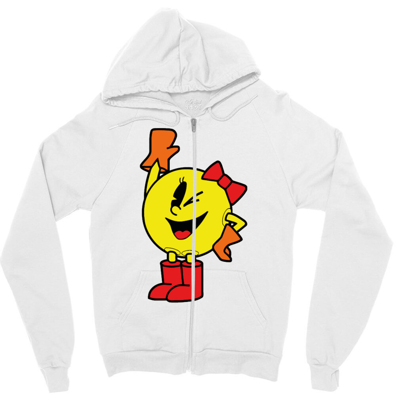 Pacman Zipper Hoodie by haydar | Artistshot