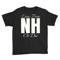 Live Free Or Die Nh Graphic   New Hampshire Tank Top Youth Tee | Artistshot