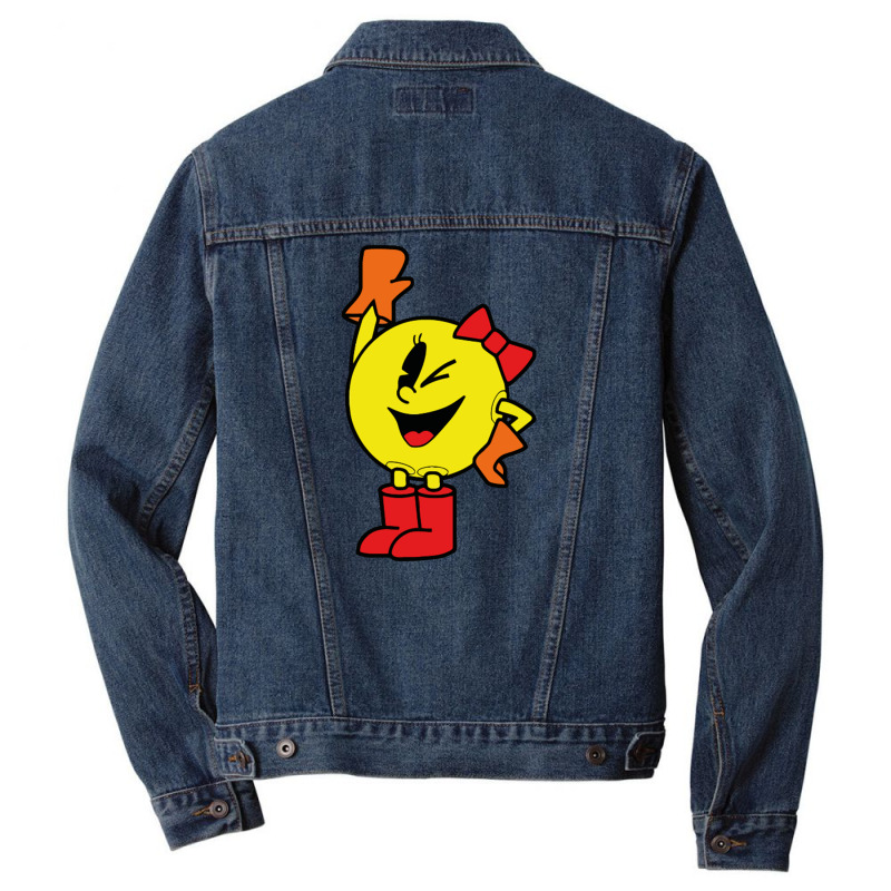 Pacman Men Denim Jacket by haydar | Artistshot