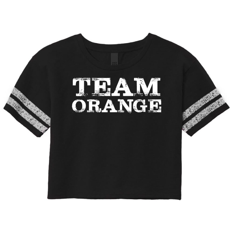 Team Orange  Group Color S  Locate Your Group Scorecard Crop Tee by trokeryth | Artistshot