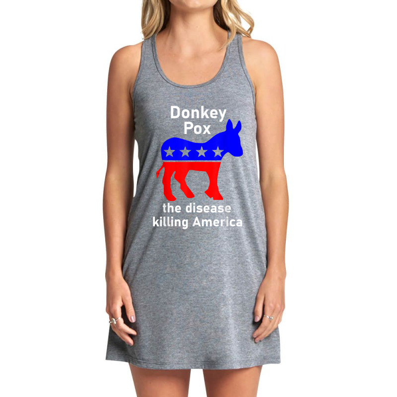 Donkey Pox Donkey Political Funny Satire For Fans Tank Dress by TacitaSylvester | Artistshot