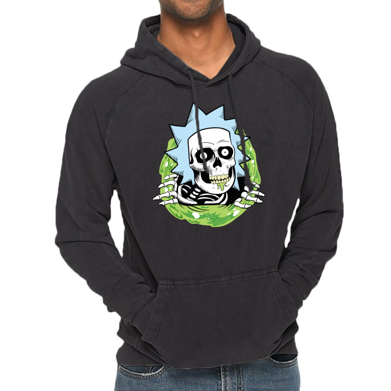 Wrecked Skull Vintage Hoodie by haydar | Artistshot