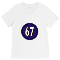 Number 67 Jersey, Sport 70 V-neck Tee | Artistshot