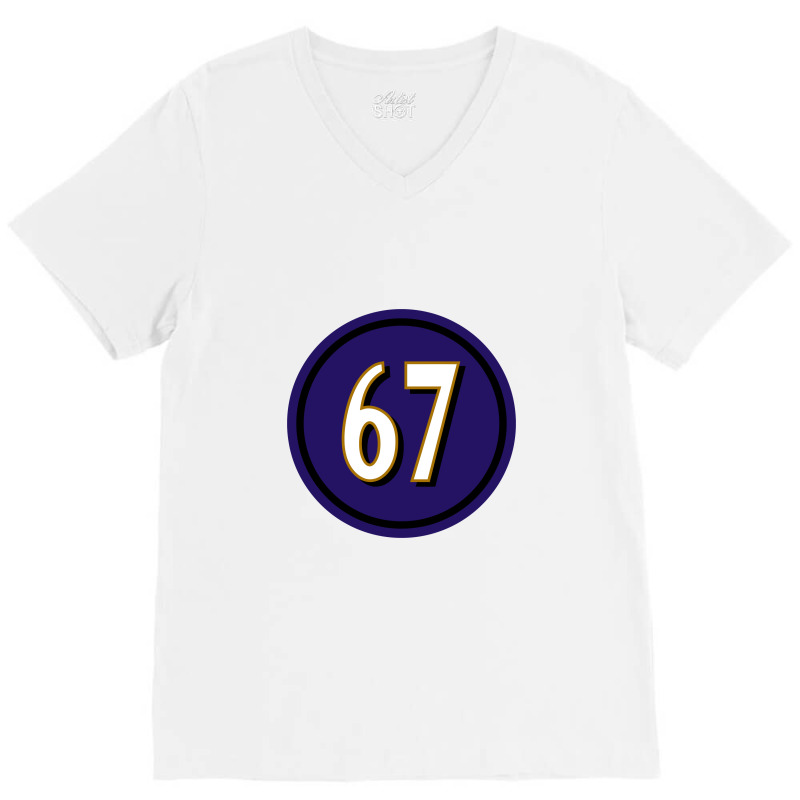 Number 67 Jersey, Sport 70 V-neck Tee | Artistshot