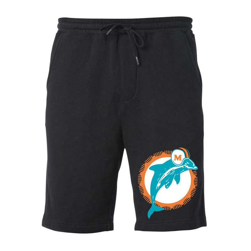 Dolphins Miami Fleece Short | Artistshot