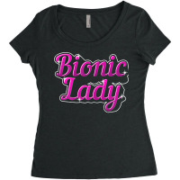 Womens Bionic Lady Replacement T Shirt Women's Triblend Scoop T-shirt | Artistshot