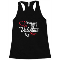 Women Valentines Pregnancy   Growing My Valentine S Racerback Tank | Artistshot