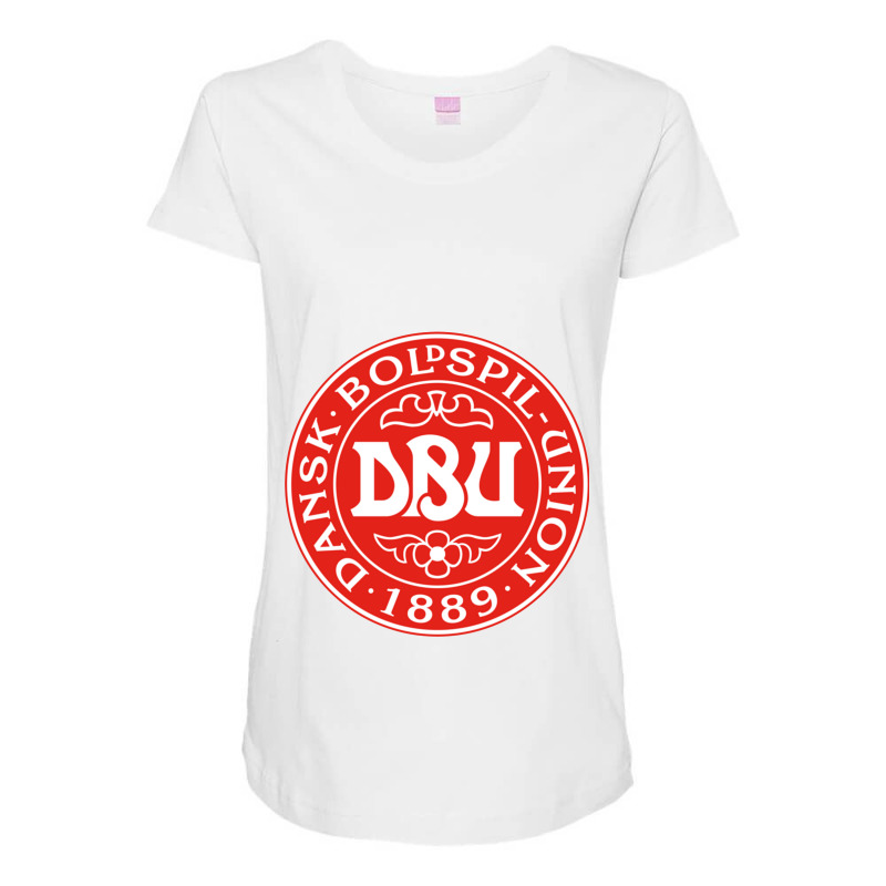 Denmark National Football Team Maternity Scoop Neck T-shirt by PamelaAnnHarris | Artistshot