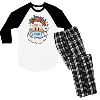 Santa Mask 2020 Men's 3/4 Sleeve Pajama Set | Artistshot