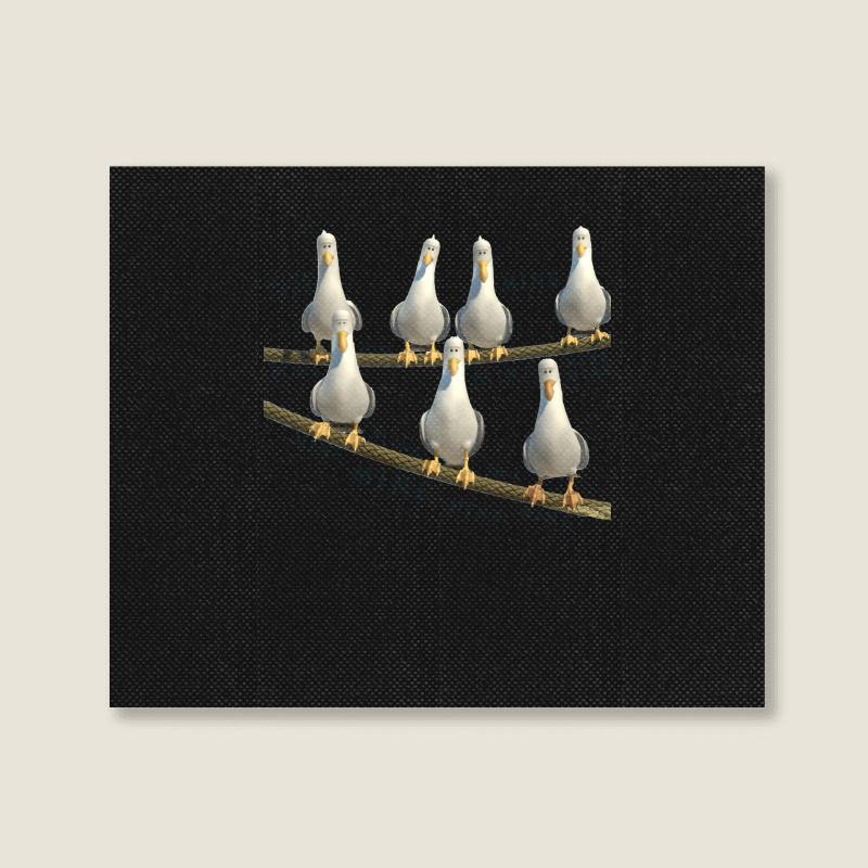 Mine! Seagulls From Finding Nemo Landscape Canvas Print | Artistshot