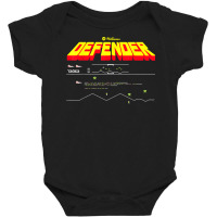 Willams Defender 80s Retro Video Arcade Game Hyperspace Gift T Shirt Baby Bodysuit | Artistshot