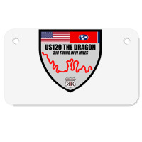 Us129 The Dragon Tail Of Deals Gap Shield 2 Sided Long Sleeve T Shirt Motorcycle License Plate | Artistshot