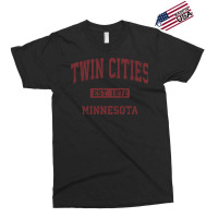 Twin Cities Minnesota Mn Vintage Athletic Sports Design Pullover Hoodi Exclusive T-shirt | Artistshot