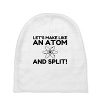 Like An Atom Split Baby Beanies | Artistshot