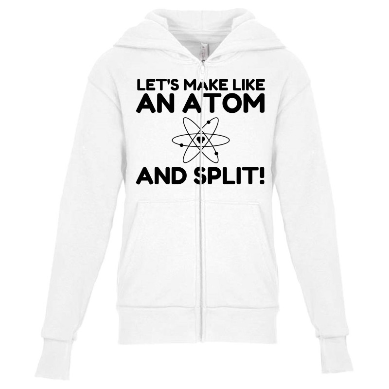 Like An Atom Split Youth Zipper Hoodie by Perfect Designers | Artistshot