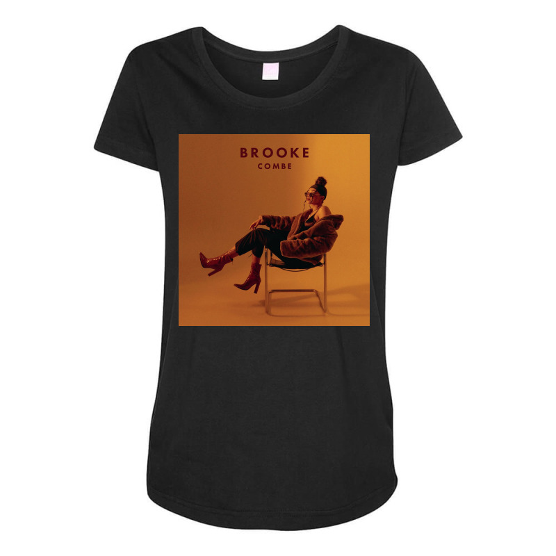 Brooke Combe Cover Album Maternity Scoop Neck T-shirt by cm-arts | Artistshot