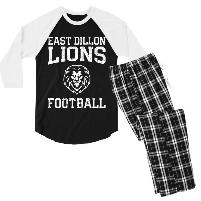 East Dillon Lions Football Men's 3/4 Sleeve Pajama Set by PamelaAnnHarris | Artistshot