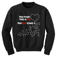 Funny Science T Shirt For Valentine Day Youth Sweatshirt | Artistshot