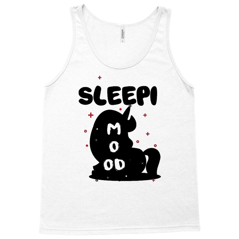 Sleepi Mood Unicorn Tank Top by haydar | Artistshot